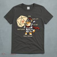 Funny DOGE Meme DnD Dungeons And Dragon T-Shirt thumb 5