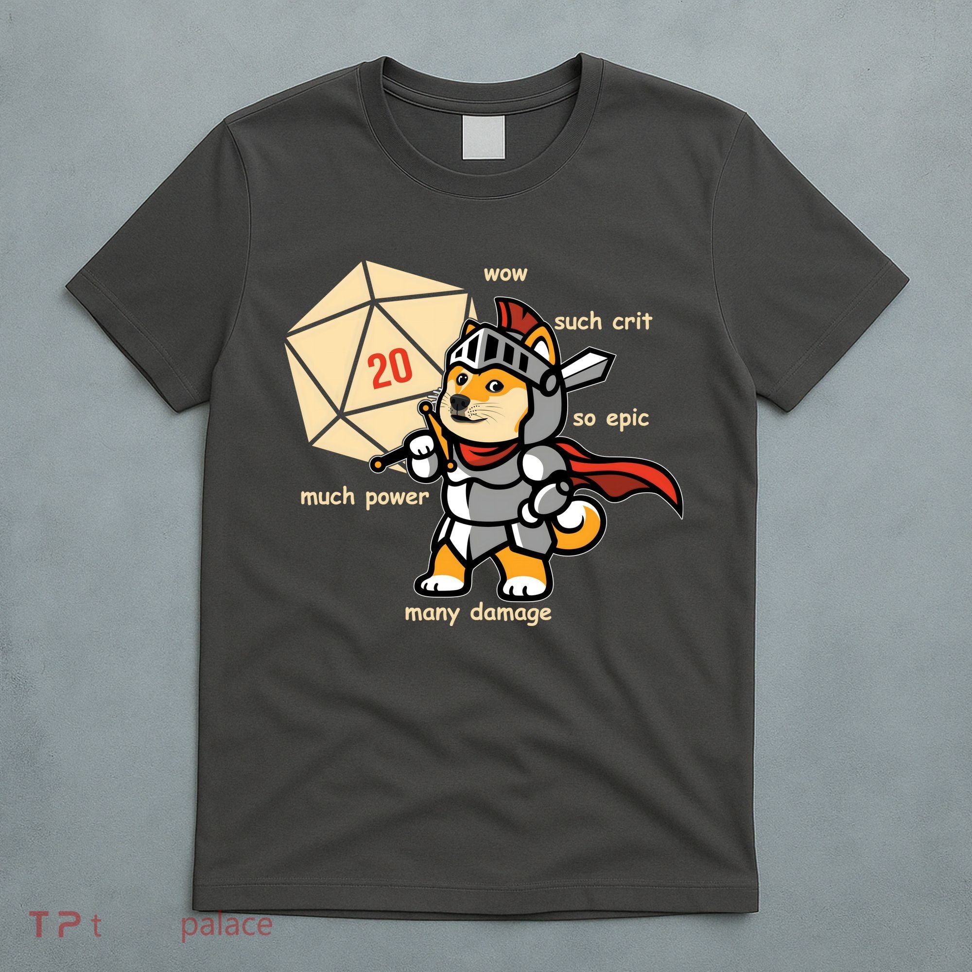 Funny DOGE Meme DnD Dungeons And Dragon T-Shirt