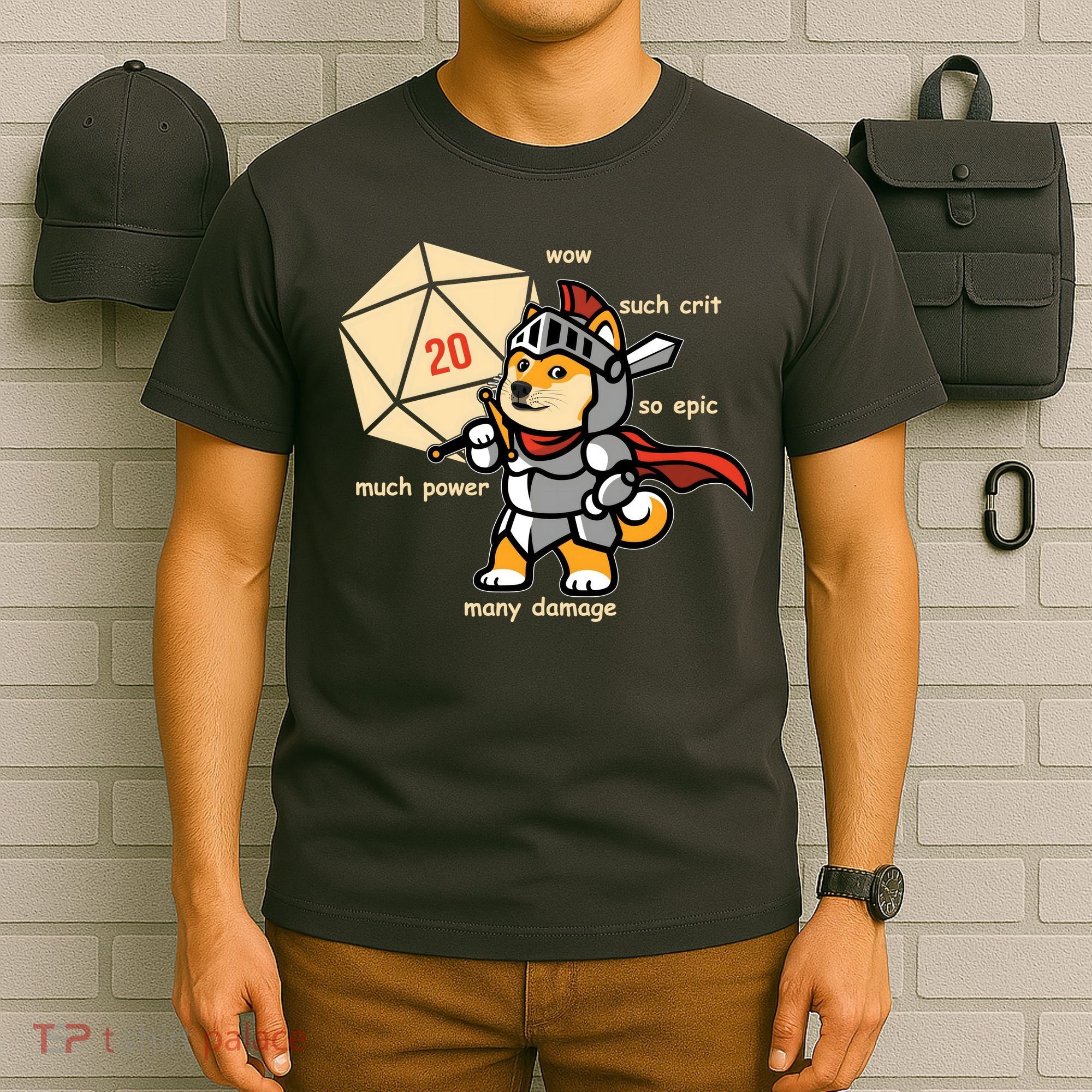 Funny DOGE Meme DnD Dungeons And Dragon T-Shirt