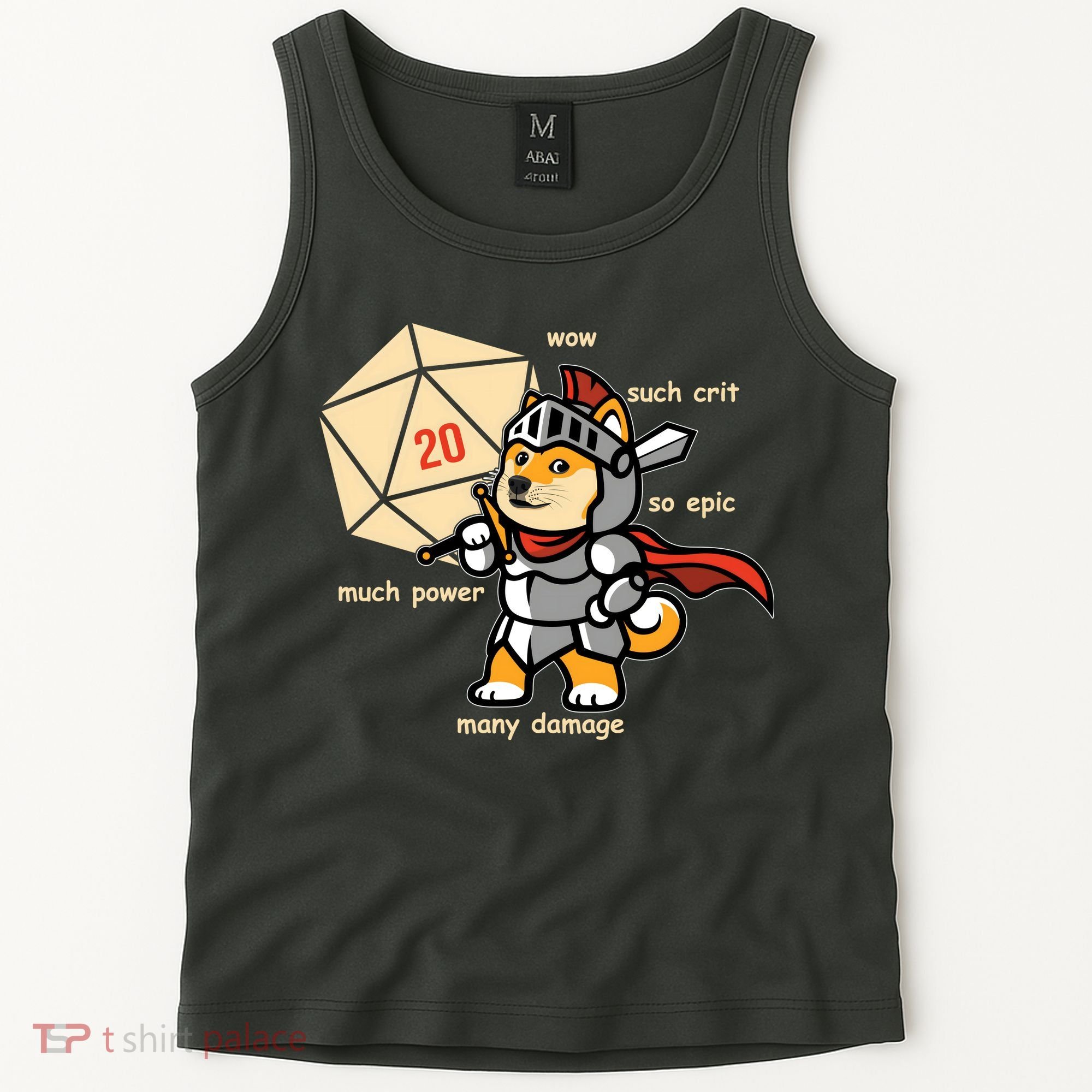 Funny DOGE Meme DnD Dungeons And Dragon Tank Top