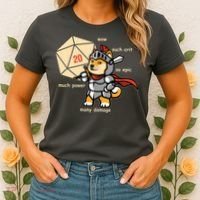 Funny DOGE Meme DnD Dungeons And Dragon Women's T-Shirt thumb 2