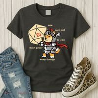 Funny DOGE Meme DnD Dungeons And Dragon Women's T-Shirt thumb 3