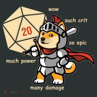 Funny DOGE Meme DnD Dungeons And Dragon Kids Sweatshirt thumb 2