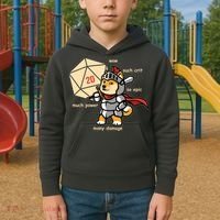 Funny DOGE Meme DnD Dungeons And Dragon Kids Hoodie thumb 2