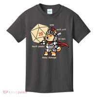 Funny DOGE Meme DnD Dungeons And Dragon Kids T-Shirt thumb 0