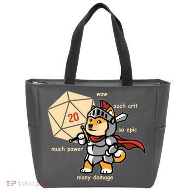 Funny DOGE Meme DnD Dungeons And Dragon Tote Bag