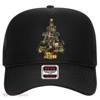 Funny Donkey Merry Christmas Tree Donkey Lover Farm Xmas Great Gift Hat thumb 0