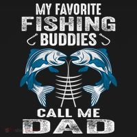 Father's Day My Favorite Fishing Buddies Call Me Dad Gift Fishing Dad Women's Hoodie thumb 2