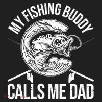 Father's Day My Fishing Buddy Calls Me Dad Funny Fishing Dad Gift Hat thumb 2
