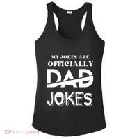 Fathers Day My Jokes Are Officially Dad Jokes Wife Daughter Ladies PosiCharge Competitor Racerback Tank thumb 0