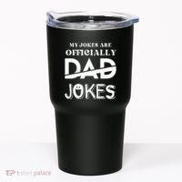 Fathers Day My Jokes Are Officially Dad Jokes Wife Daughter Tumbler thumb 0