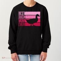 Funny Duck Mom Art For Womens Mother's Day Duck Lovers Women's Sweatshirt thumb 0