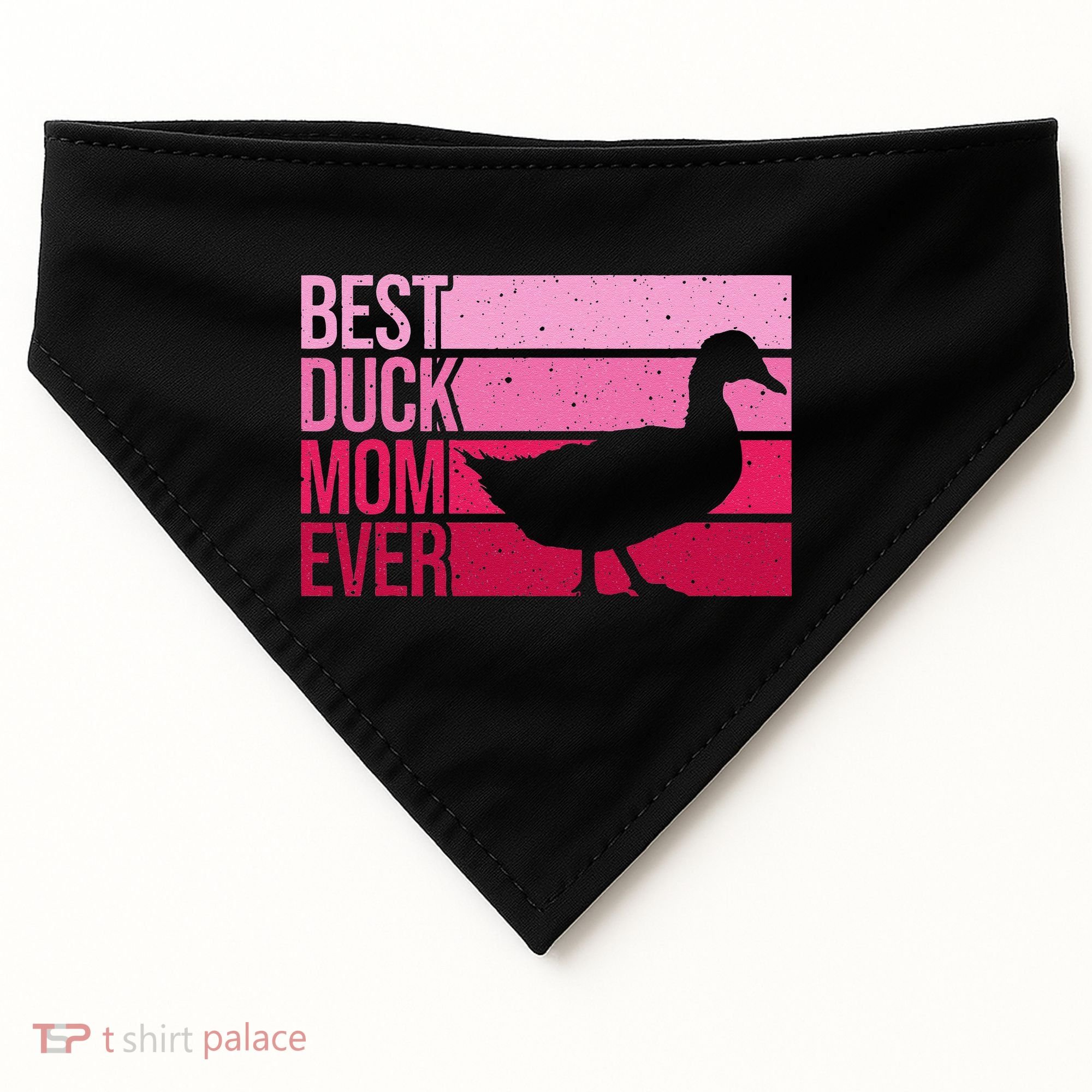 Funny Duck Mom Art For Womens Mother's Day Duck Lovers USA-Made Doggie Bandana