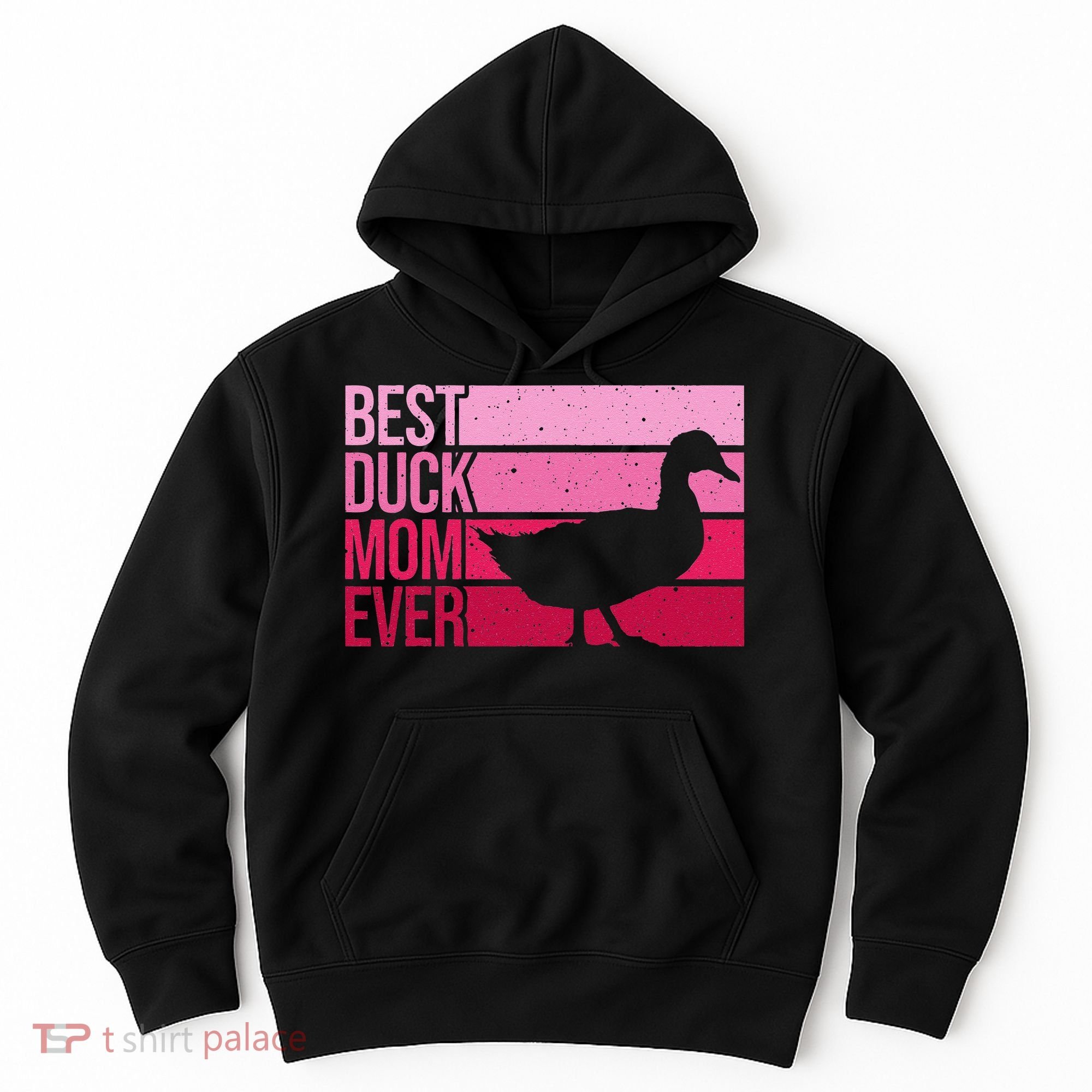 Funny Duck Mom Art For Womens Mother's Day Duck Lovers Hoodie