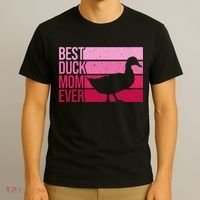 Funny Duck Mom Art For Womens Mother's Day Duck Lovers T-Shirt thumb 3
