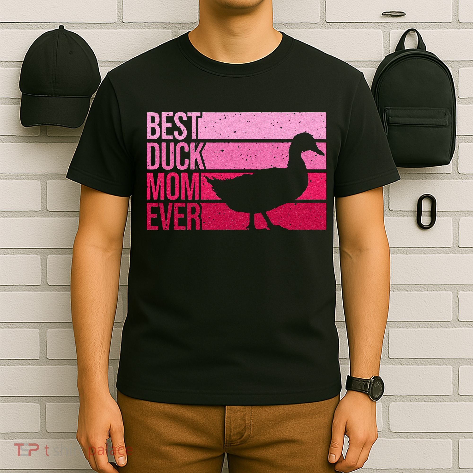 Funny Duck Mom Art For Womens Mother's Day Duck Lovers T-Shirt