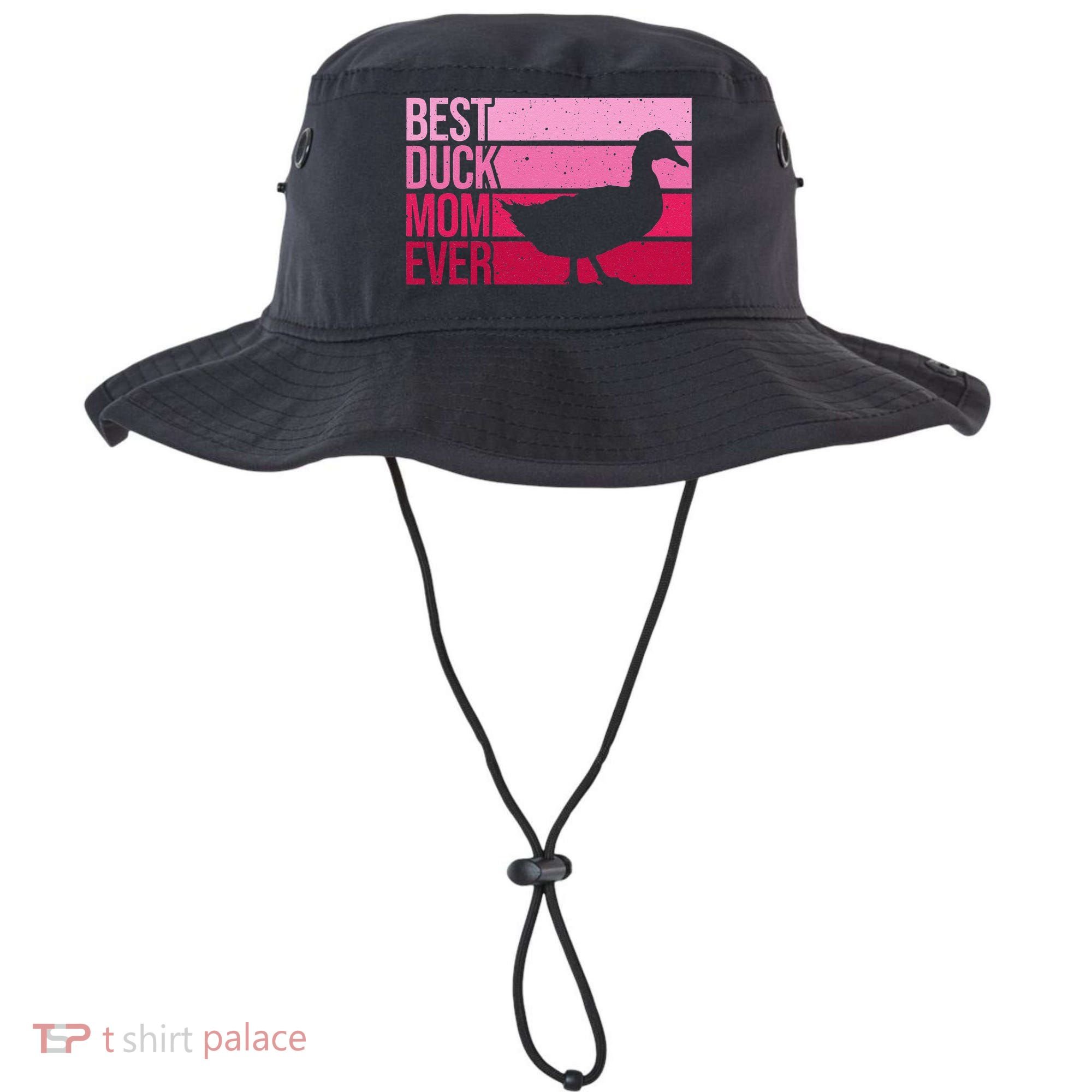 Funny Duck Mom Art For Womens Mother's Day Duck Lovers Bucket Hat