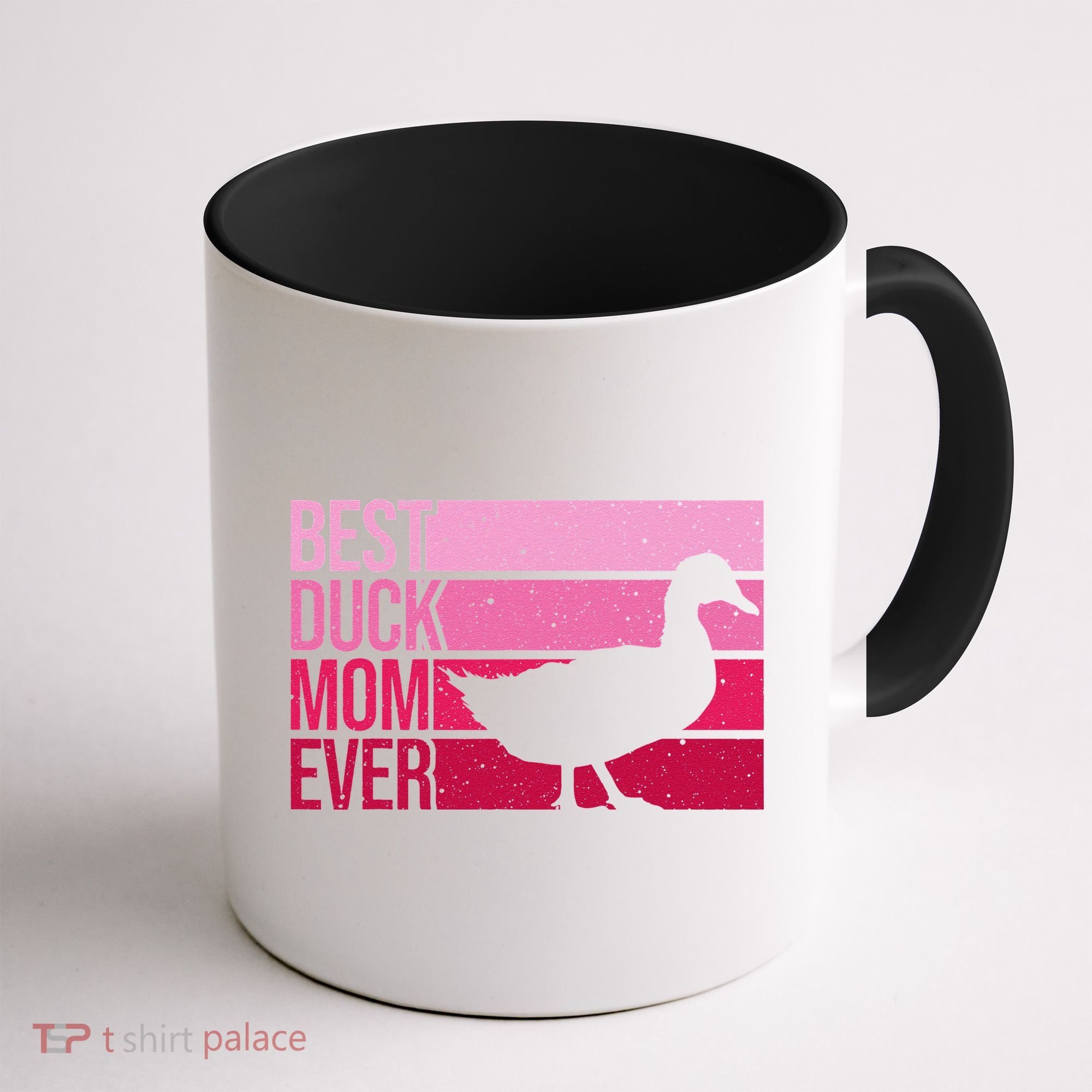 Funny Duck Mom Art For Womens Mother's Day Duck Lovers Coffee Mug