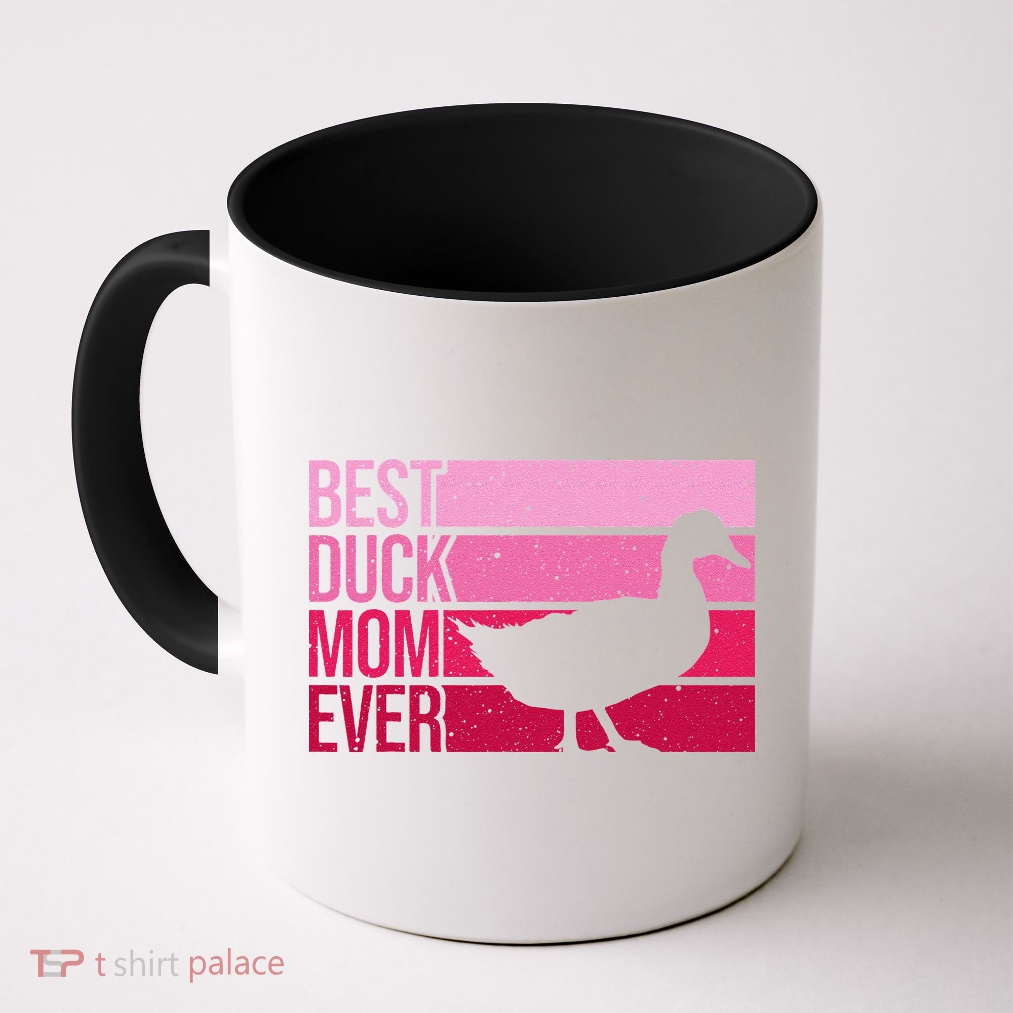 Funny Duck Mom Art For Womens Mother's Day Duck Lovers Coffee Mug