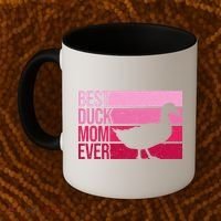 Funny Duck Mom Art For Womens Mother's Day Duck Lovers Coffee Mug thumb 2
