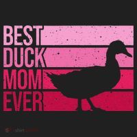 Funny Duck Mom Art For Womens Mother's Day Duck Lovers Beanie thumb 2