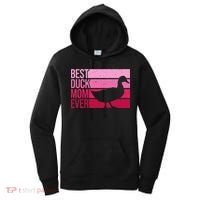 Funny Duck Mom Art For Womens Mother's Day Duck Lovers Women's Hoodie thumb 0