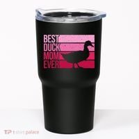 Funny Duck Mom Art For Womens Mother's Day Duck Lovers Tumbler thumb 0