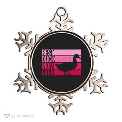 Funny Duck Mom Art For Womens Mother's Day Duck Lovers Ornament