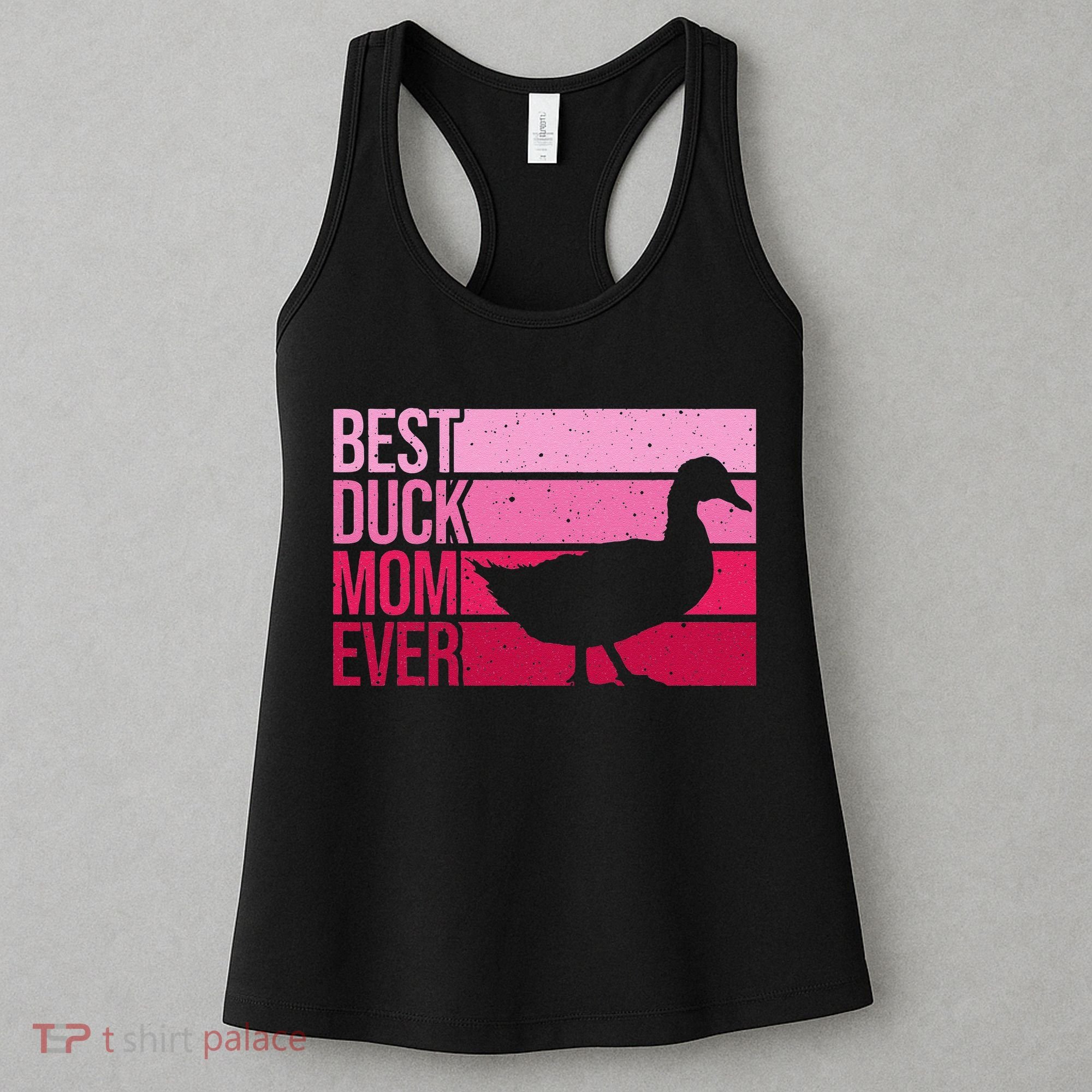 Funny Duck Mom Art For Womens Mother's Day Duck Lovers Women's Tank Top
