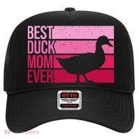 Funny Duck Mom Art For Womens Mother's Day Duck Lovers Hat thumb 0