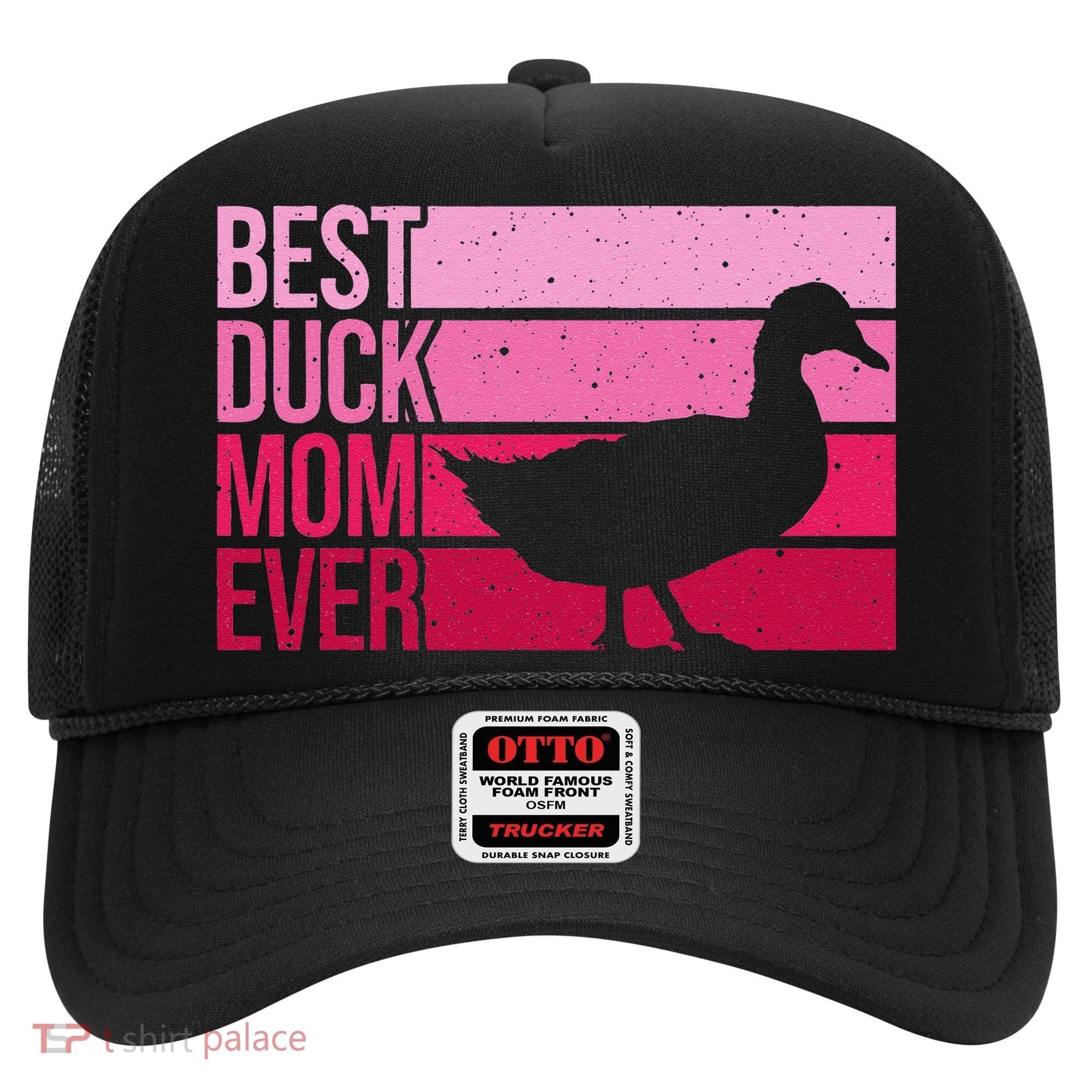 Funny Duck Mom Art For Womens Mother's Day Duck Lovers Hat
