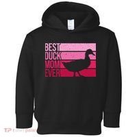 Funny Duck Mom Art For Womens Mother's Day Duck Lovers Toddler Hoodie thumb 0