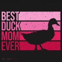 Funny Duck Mom Art For Womens Mother's Day Duck Lovers Toddler Hoodie thumb 2