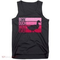 Funny Duck Mom Art For Womens Mother's Day Duck Lovers Tank Top thumb 0