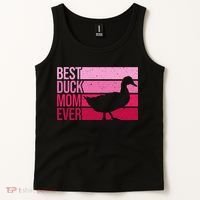 Funny Duck Mom Art For Womens Mother's Day Duck Lovers Tank Top thumb 2