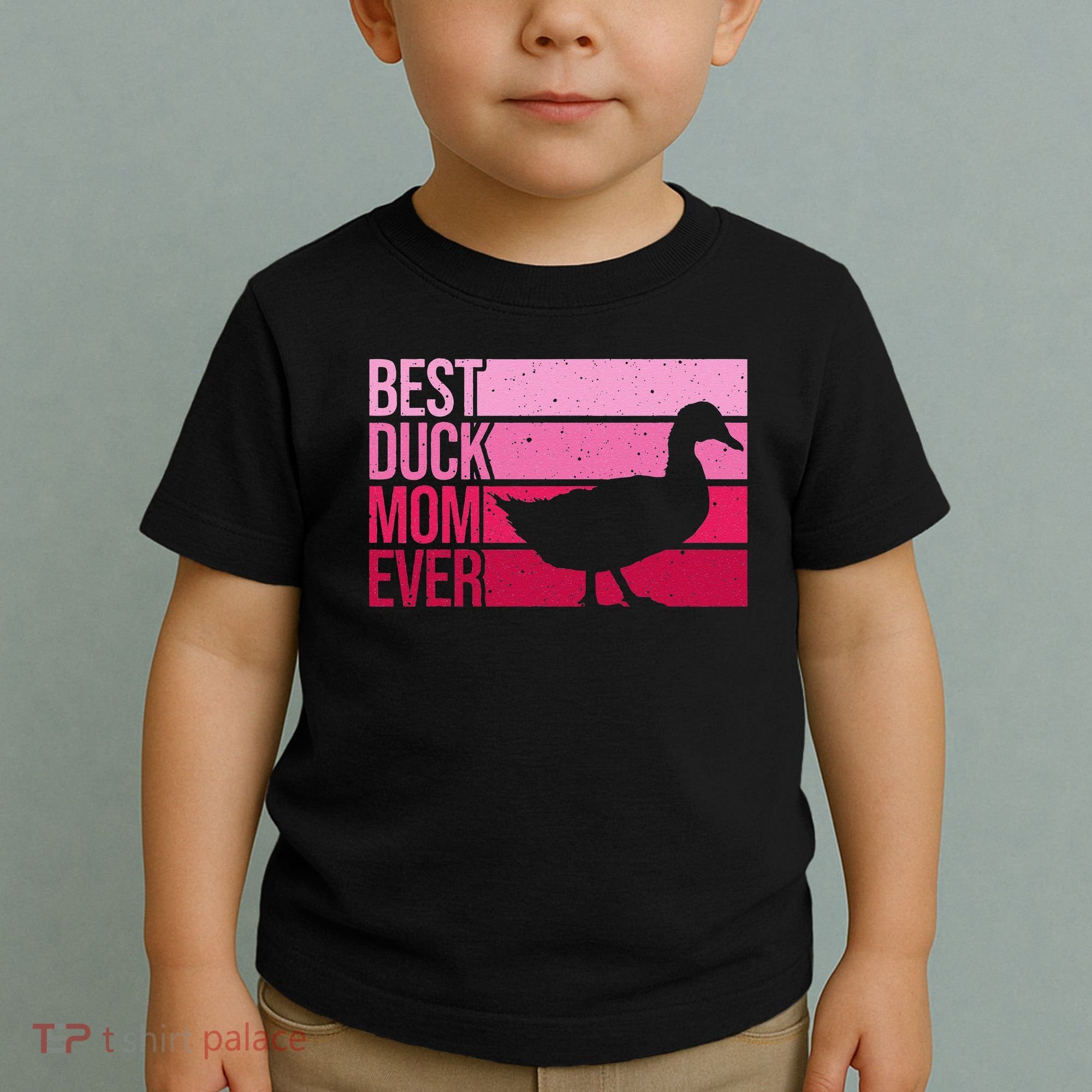 Funny Duck Mom Art For Womens Mother's Day Duck Lovers Toddler T-Shirt