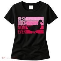 Funny Duck Mom Art For Womens Mother's Day Duck Lovers Women's T-Shirt thumb 0