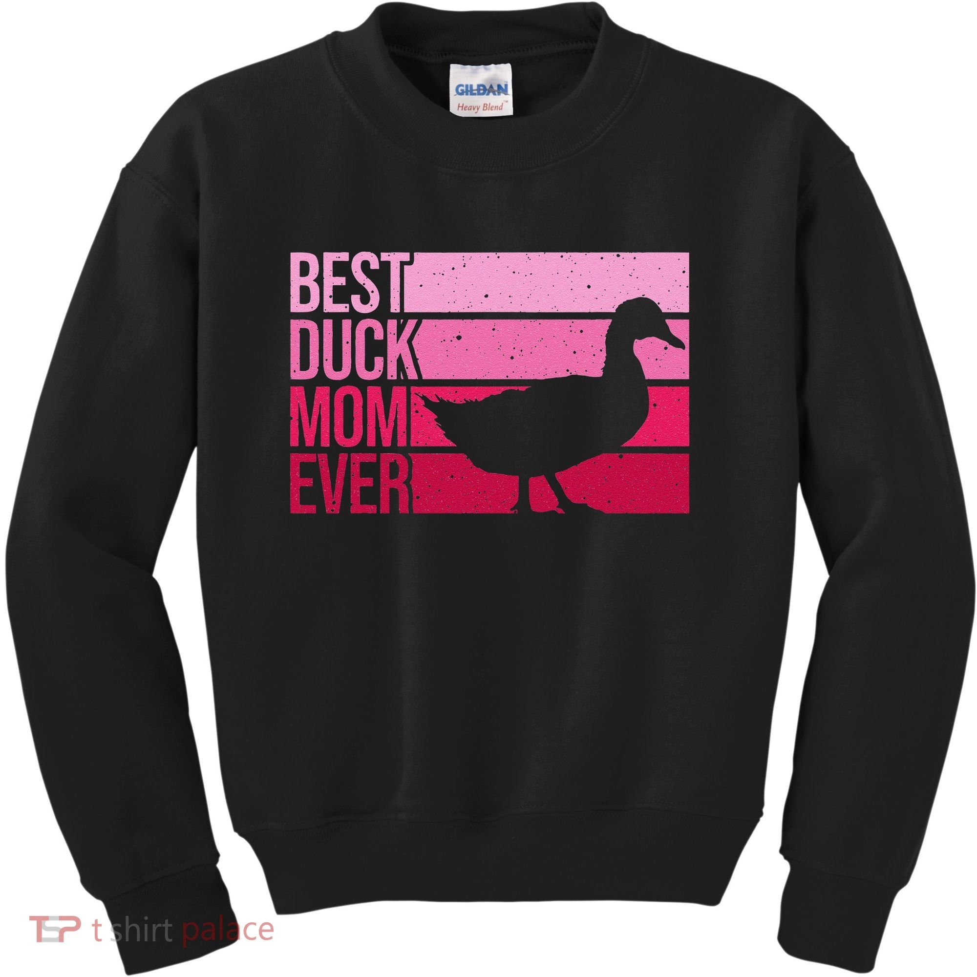 Funny Duck Mom Art For Womens Mother's Day Duck Lovers Kids Sweatshirt
