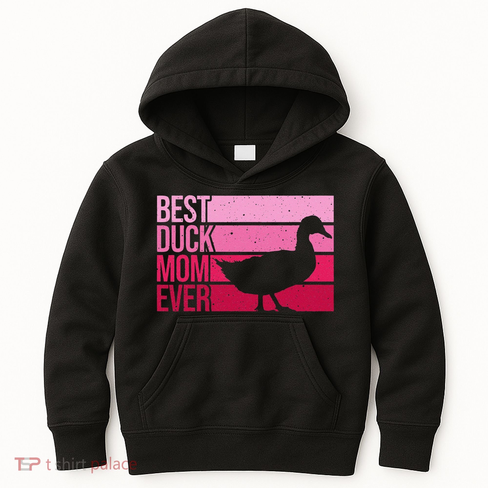 Funny Duck Mom Art For Womens Mother's Day Duck Lovers Kids Hoodie