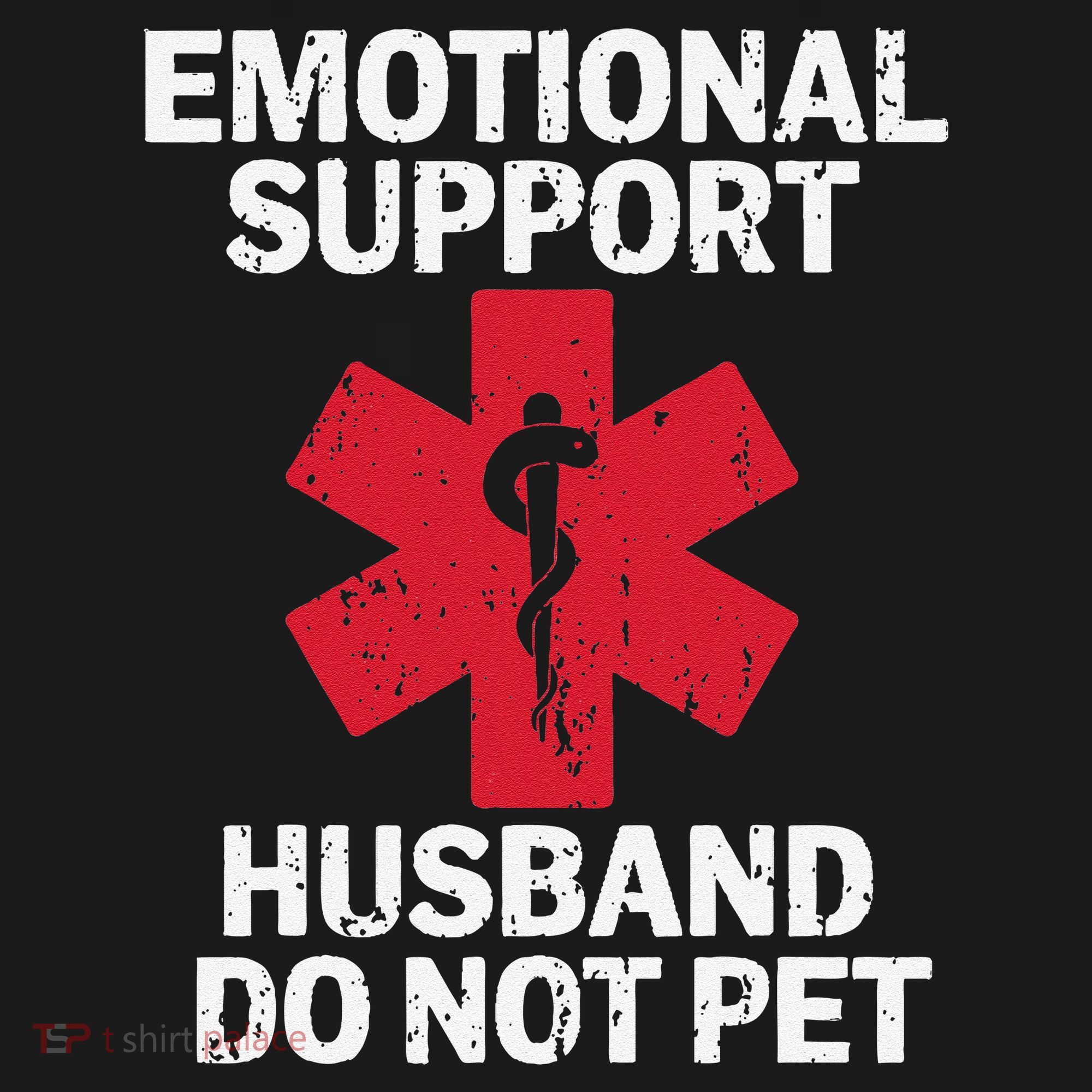 Funny Do Not Pet Emotional Support Husband Backpack
