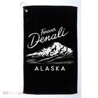 Forever Denali National Park Alaska Golf Towel thumb 0