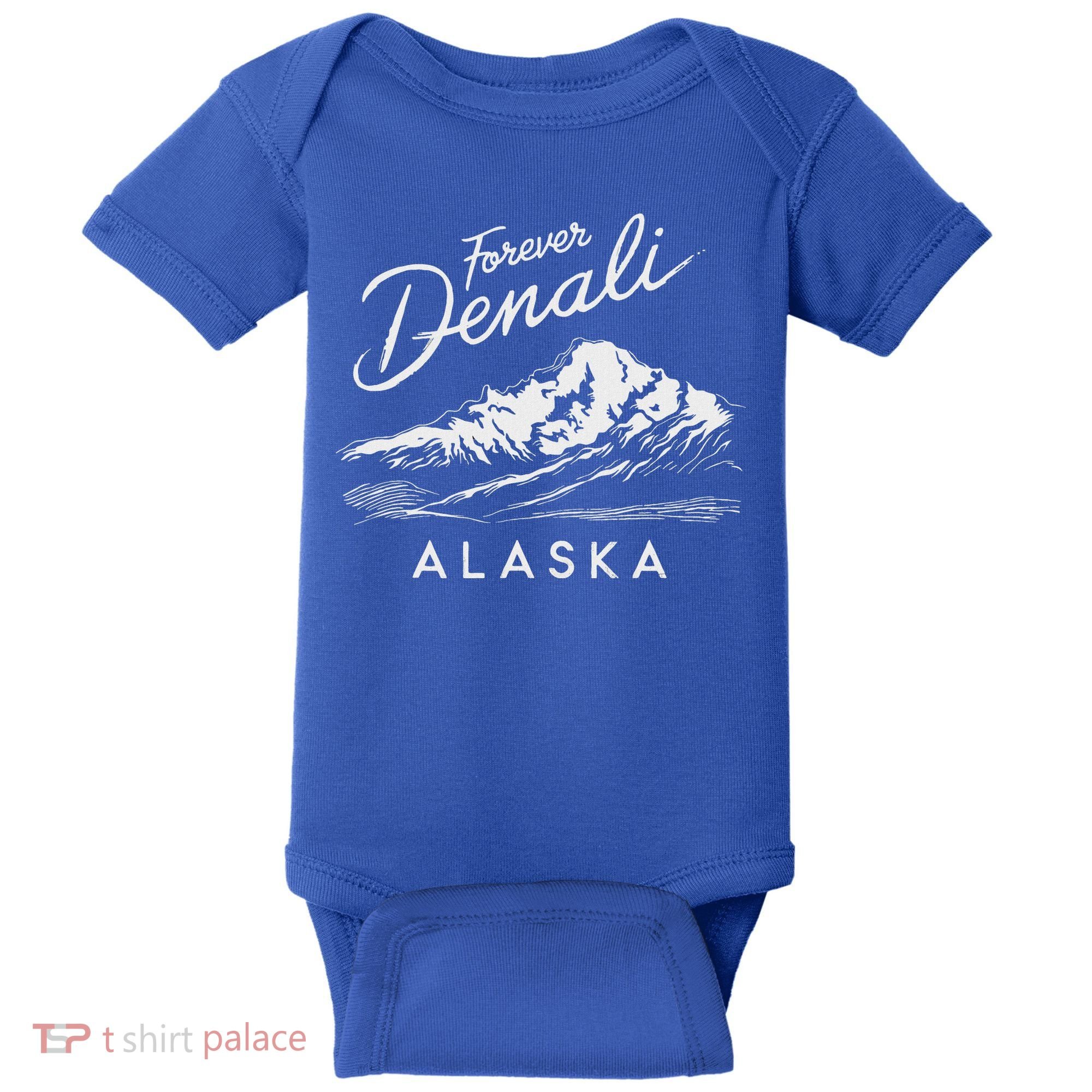 Forever Denali National Park Alaska Baby Bodysuit