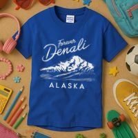 Forever Denali National Park Alaska Kids T-Shirt thumb 3