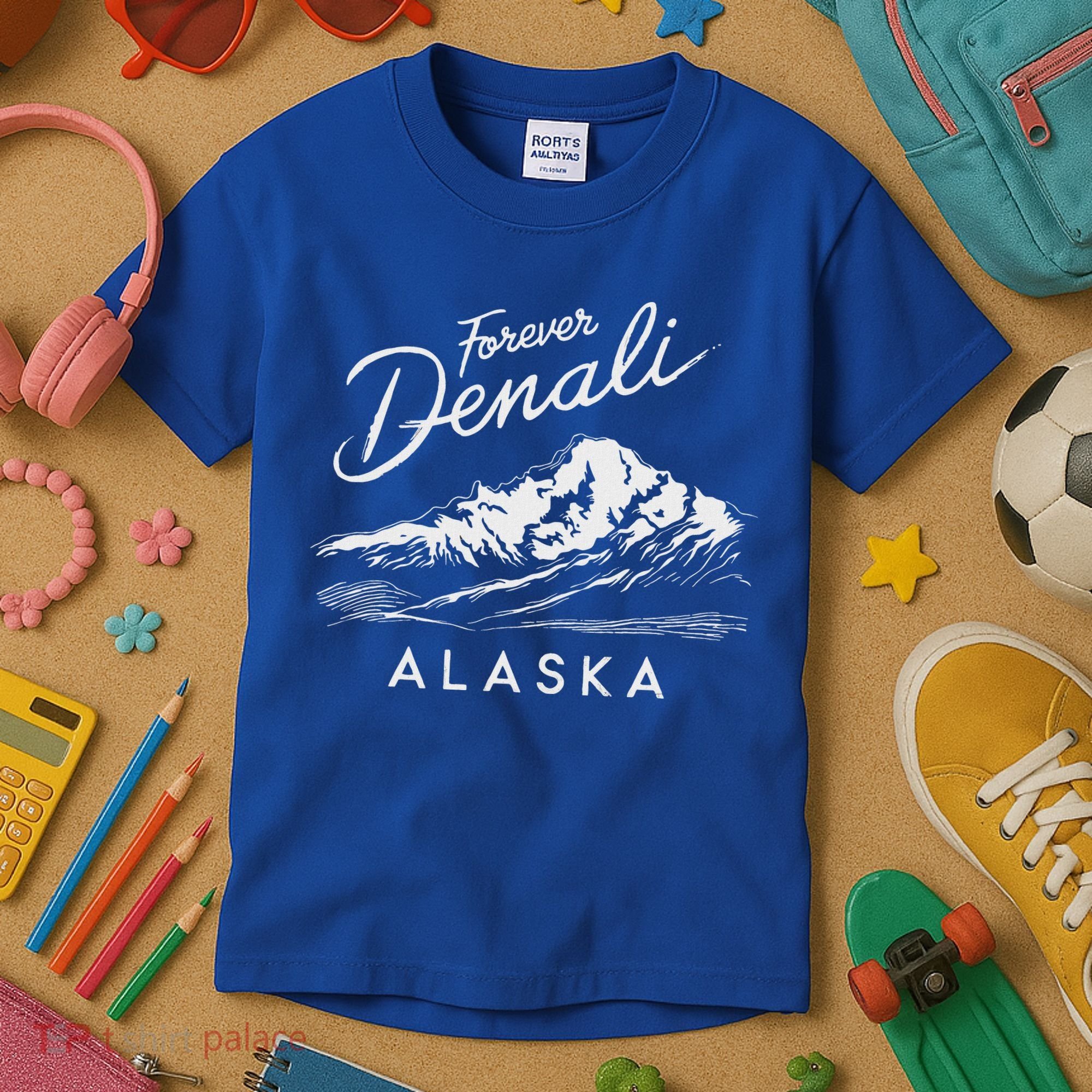 Forever Denali National Park Alaska Kids T-Shirt