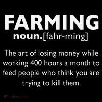 Farming Definition Noun Gift Funny Farmer Ornament thumb 1