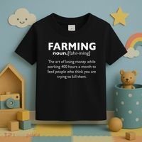 Farming Definition Noun Gift Funny Farmer Toddler T-Shirt thumb 3