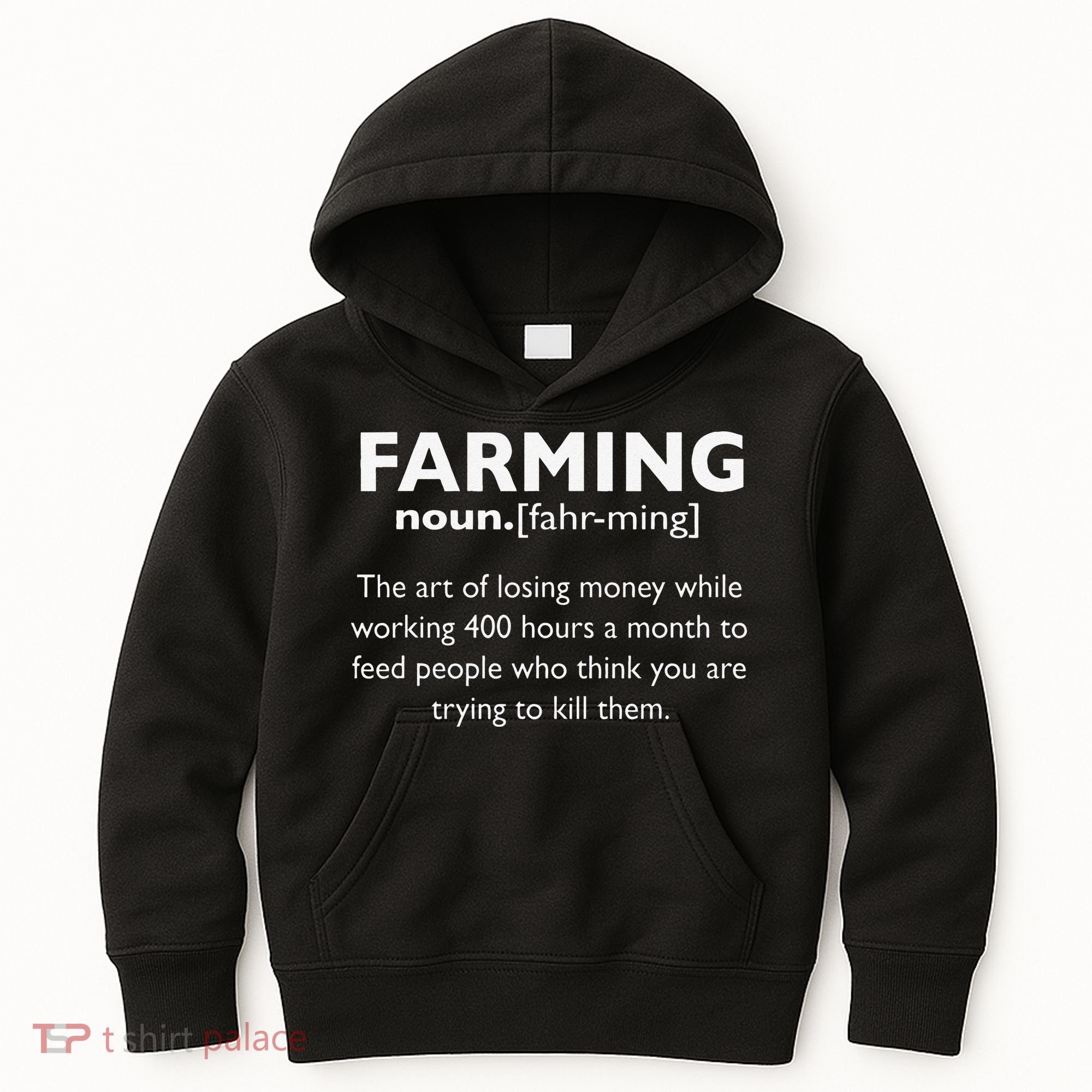 Farming Definition Noun Gift Funny Farmer Kids Hoodie