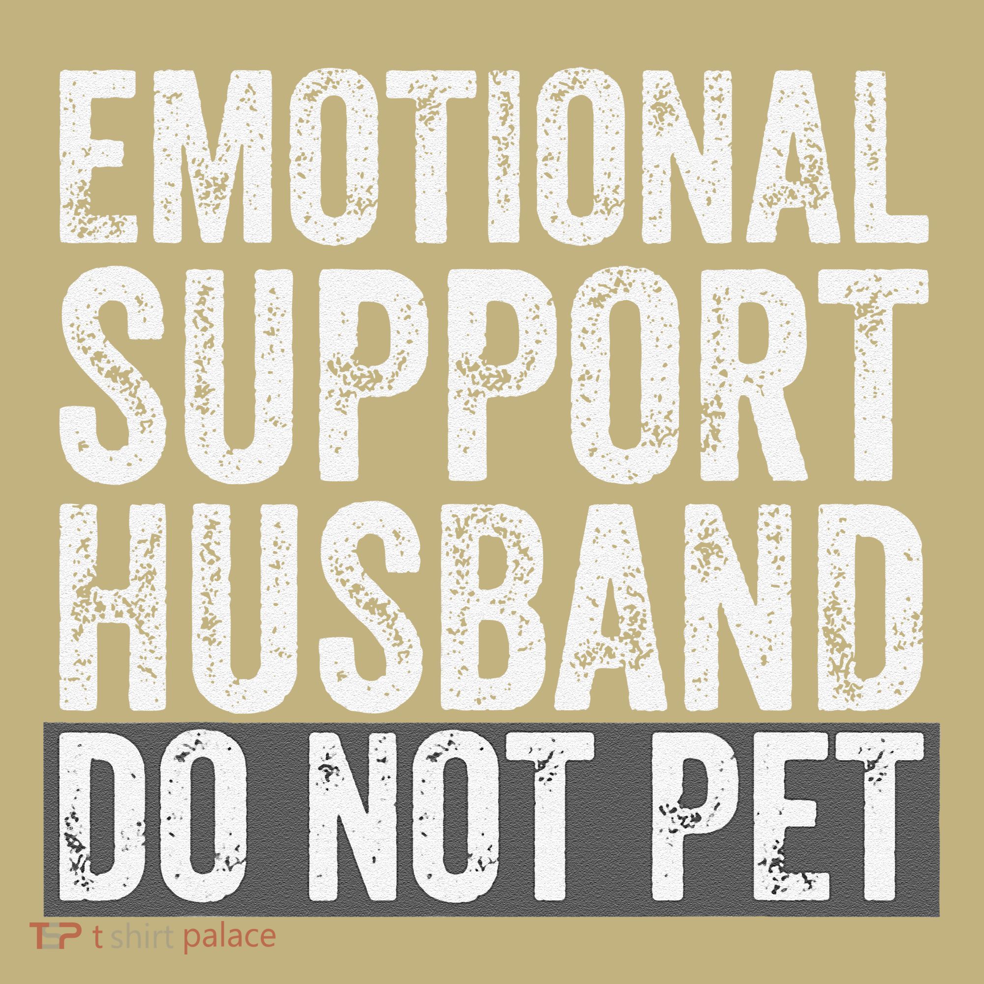 Funny Do Not Pet Emotional Support Husband Hoodie