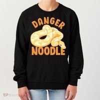 Funny Danger Noodle Snake Boy Snakes Meme Ball Python Women's Sweatshirt thumb 0