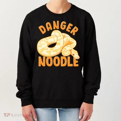 Funny Danger Noodle Snake Boy Snakes Meme Ball Python Women's Sweatshirt